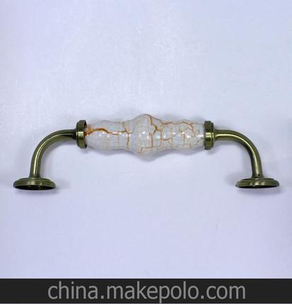 2413温州海滨五金工厂直销 陶瓷新款欧式印花小拉手柜门